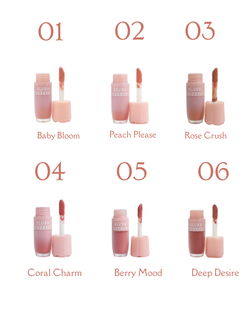 Romantic Matte – Blush Cheeks