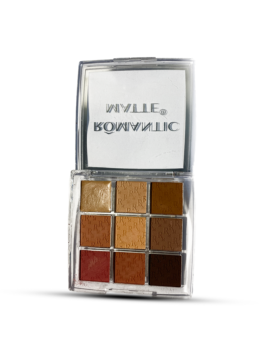 Romantic Matte Eyeshadow Palette – 9 Colors